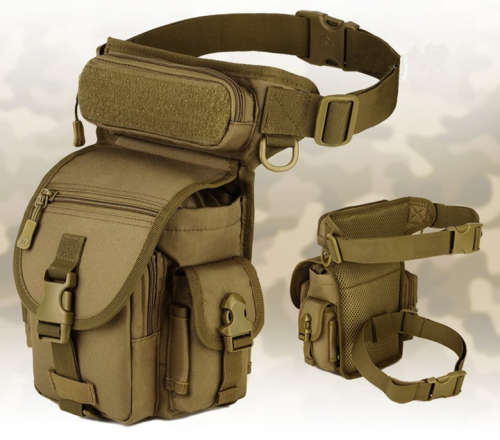 Outdoor Tactical Leg Packs Military Equipment Equipped With Pockets Fishing Bag Optional Mobile Pock