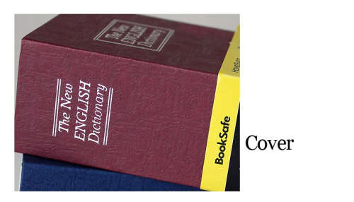 Hidden Safe Money Box Dictionary Secret Book Home Security Key Lock Size Small