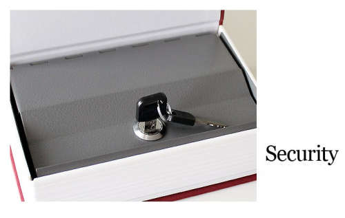 Hidden Safe Money Box Dictionary Secret Book Home Security Key Lock Size Small