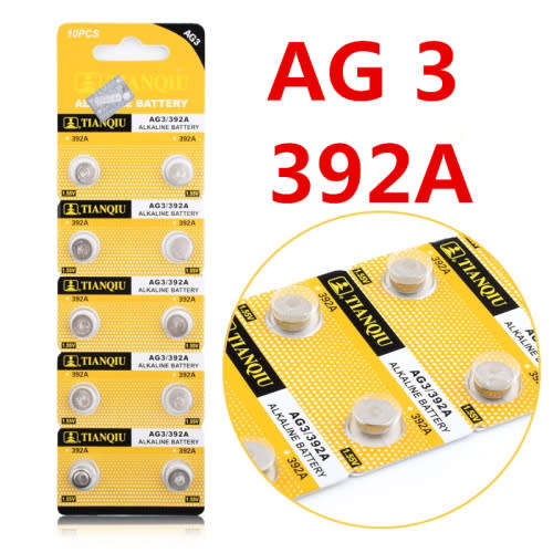 AG3 392A 1.55V Alkaline Battery 10pcs