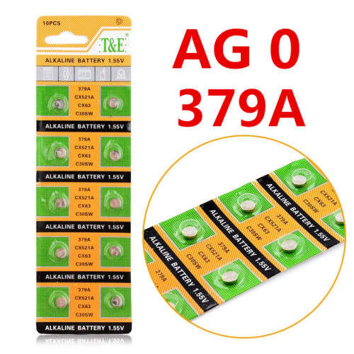 AG0 379A 1.55V Alkaline Battery 10pcs