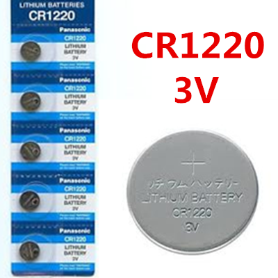 CR1220 3V Lithium Battery 5pcs