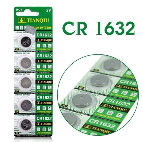CR1632 3V Lithium Battery 5pcs