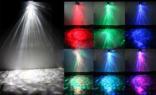 LED RGB Water Ripples Light Dimming Stage Light