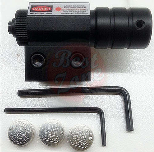 Tactical Red Laser Sight Housing Infrared Targeting Laser Sights with Rail Mount