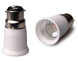 B22 to E27 Light Lamp Bulb Adapter Converter