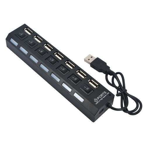 7 Ports With 7 Power Switch USB 2.0 Hub