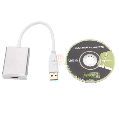 USB 3.0 to HDMI Full HD 1080P Video Conversion Converter Cable For PC iMac