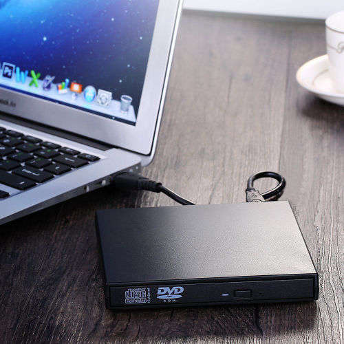 USB 2.0 External DVD CD RW Drive Burner Writer Ultra Slim For PC Laptop