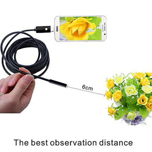 Waterproof Endoscope Camera Android Smartphone 6 LED 5.5mm USB Wire