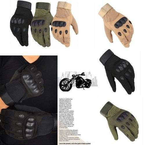 Mens Tactical Military Cycling Bicycle Climbing Outdoor Multi-functional Gloves