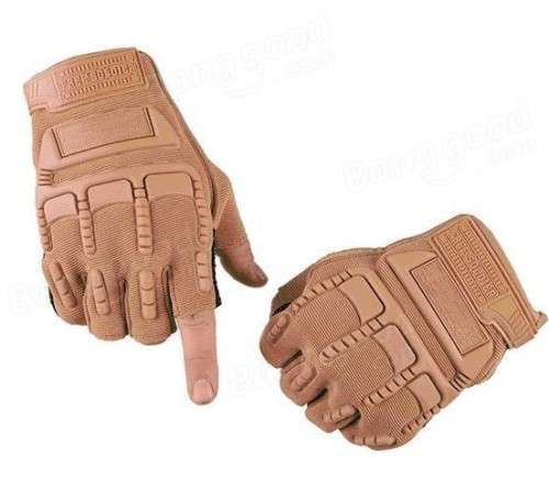 Soldier Half Finger Gloves Tactical Outdoor Antiskid Sport Cycling Motorcycle - Camouflage