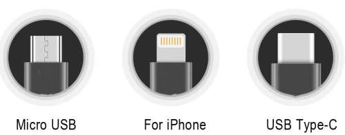 USB Cable 3 in 1 Multiple Charging Micro Type C Cable For iPhone 8 Plus Samsung Hua Wei