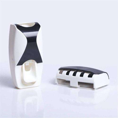 Childrens  Automatic Tube Toothpaste Dispenser Squeezer & Toothbrush Holder