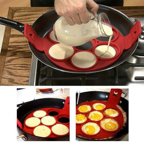 Perfect Non Stick Pancake Maker Pan Flipjack Omelette Flip Jack Eggs Crepes