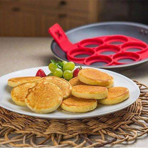 Perfect Non Stick Pancake Maker Pan Flipjack Omelette Flip Jack Eggs Crepes