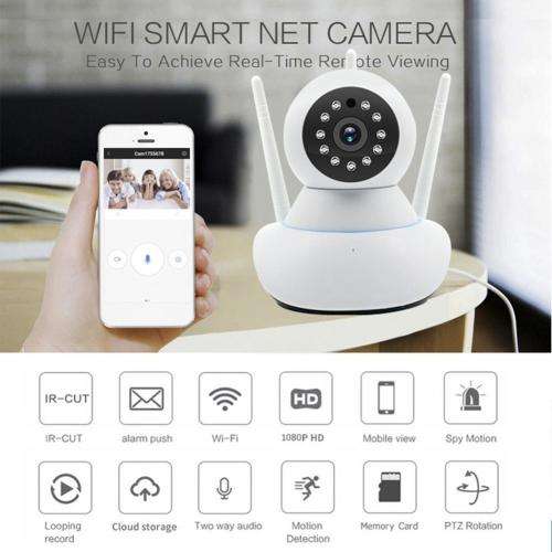 1080P HD Outdoors Wireless WIFI IP Camera SD Slot Network Night Security Webcam