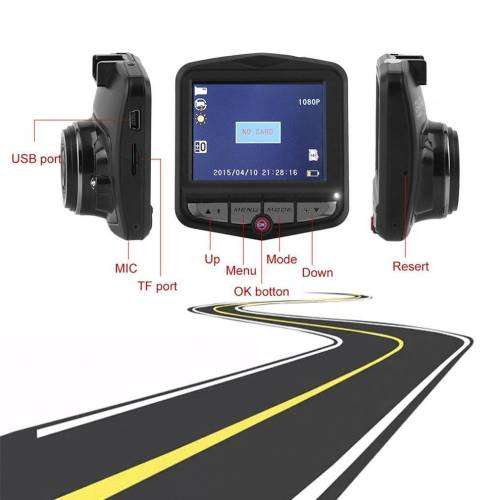 2.4 HD LCD Car Vehicle Blackbox DVR Cam Camera Video Recorder M