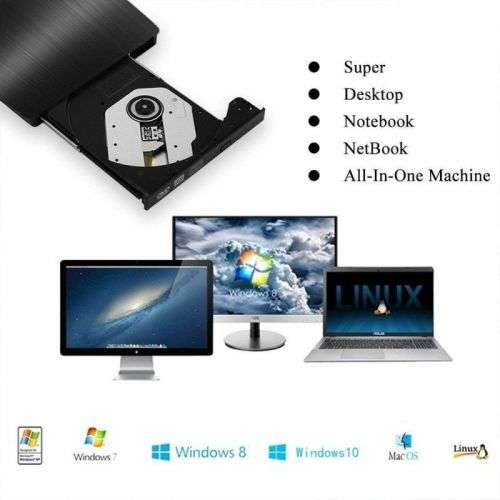 USB 3.0 POP-UP Mobile External Rewritable Drive External ODD & HDD Device