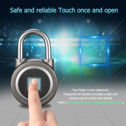 Smart Bluetooth Password Padlock Drawer Cabinet Security Door Lock