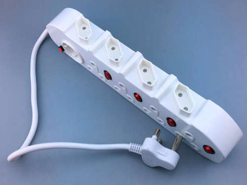 9 Way Multi-Plug With illuminated Switches