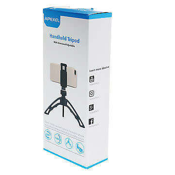 Multi-directional Adjustable Handheld Tripod Clip for Smartphones