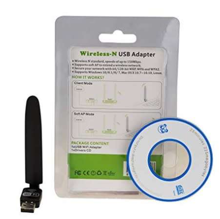 Wireless WiFi Dongle 150Mbps USB Adapter Boost Signal Portable WiFi Router