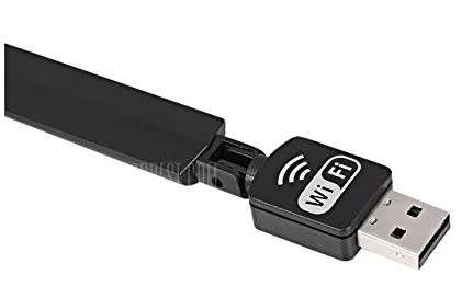 USB WiFi Adapter 1200Mbps Wireless-N Wifi Dongle with High Gain Antenna for Desktop Laptop PC