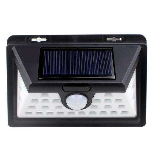 Solar Powered 32 LED PIR Motion Sensor Security Wall Garden Light Lamp Outdoor