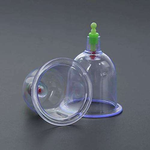 12 Cups Chinese Pull Out Vacuum Cupping Apparatus Therapy Body Massage Pump
