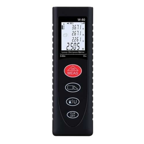 80M Laser Distance Meter Handheld Digital Distance Meter Distance Measurement Diameter