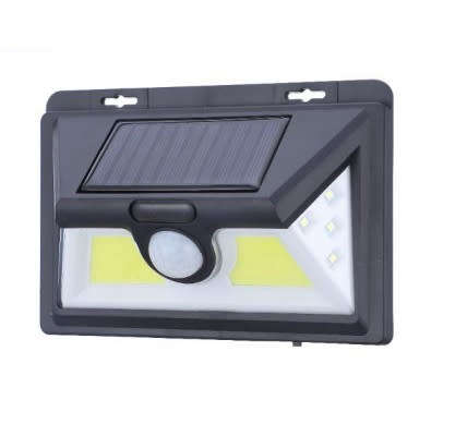 52 LED Solar Powered PIR Motion Sensor Security Wall Garden Light Lamp Outdoor