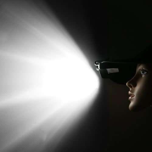 Clip-On 200LM LED Cap Light Headlight Hunting Torch Hat Clip Headlamp