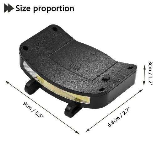 Clip-On 200LM LED Cap Light Headlight Hunting Torch Hat Clip Headlamp