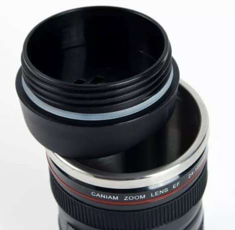 400ML Creative Camera Lens Mug Plastic Coffee Tea Cup