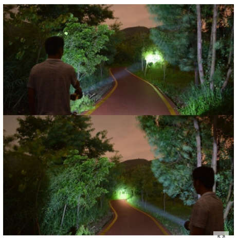 Multifunctional Searchlight With Tube Rechargeable Camping Light