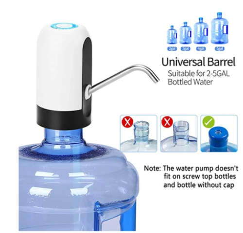 USB Rechargeable Automatic Water Dispenser Pump