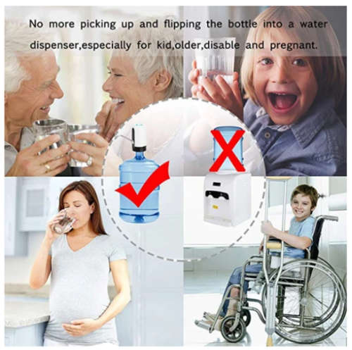 USB Rechargeable Automatic Water Dispenser Pump