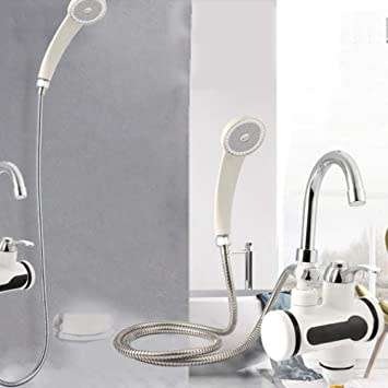 Instant Tankless Electric Hot Water Heater Faucet Kitchen Instant Heating Tap Water Heater with LED