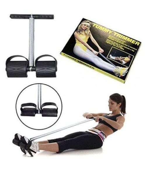 Single Spring Tummy Trimmer-Waist Trimmer-Abs Multipurpose Fitness Equipment for Men and Women