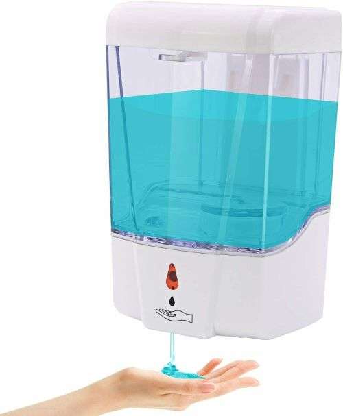 700ml Automatic Sensor Soap Dispenser Touchless Wall Mount Liquid Gel Hand Wash