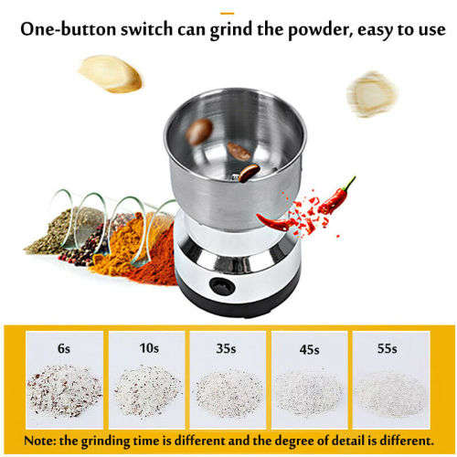 150W Electric Coffee Grinder Spice Nut Bean Grinding Mill Home Blender