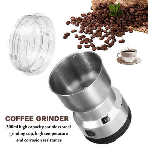 150W Electric Coffee Grinder Spice Nut Bean Grinding Mill Home Blender