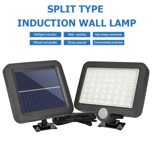 COB 56 LED Solar Split Lamp Motion Sensor Waterproof Outdoor