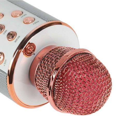 Wireless BT Karaoke Microphone USB Speaker Consender Handheld Microphone for KTV