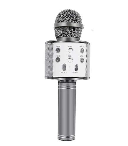 Wireless BT Karaoke Microphone USB Speaker Consender Handheld Microphone for KTV