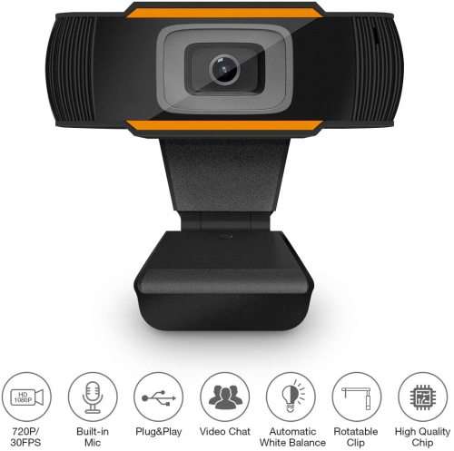 Webcam 720P Web Camera USB Plug Web Cam For PC YouTube Skype