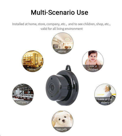 Mini Wireless WIFI IP Camera HD 1080P Smart Home Security Camera Night Vision DV
