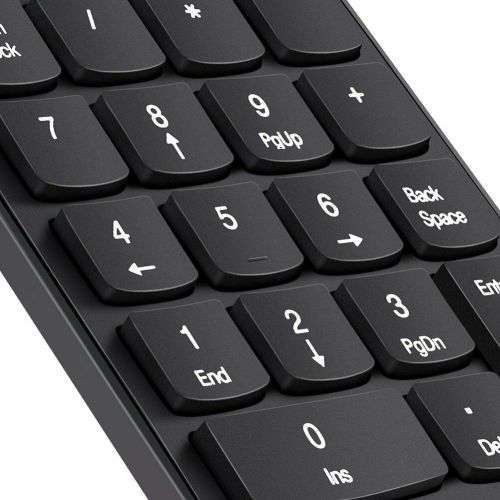 Wireless Numeric Keypad Cordless Number Keyboard Pad 18 Keys 2.4G