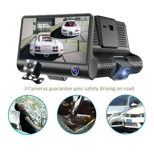 1080P Dual Lens HD Car DVR Rearview Video Dash Cam Recorder Camera G-Sensor
